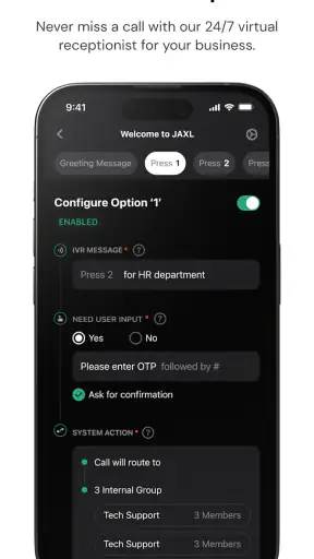 Jaxl Business Phone screenshot