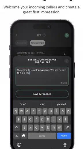 Jaxl Business Phone screenshot