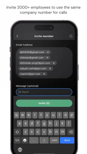 Jaxl Business Phone screenshot