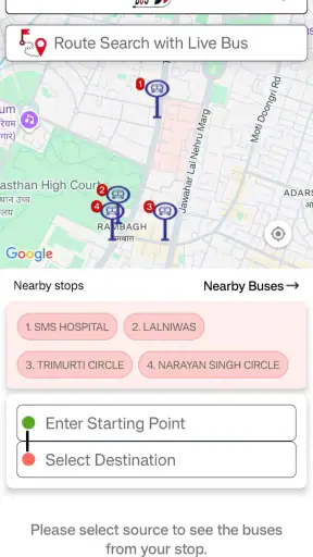 JCTSL - JAIPUR CITY TRANSPORT screenshot