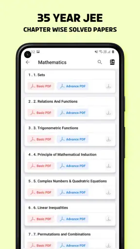 JEE Main Previous Year Paper screenshot