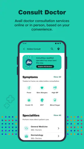 JioHealthHub screenshot