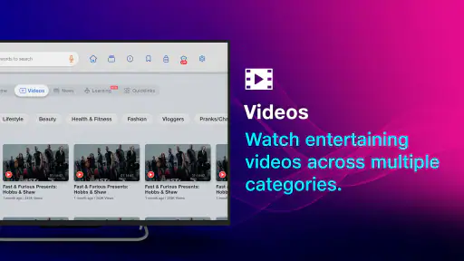 JioSphere - Web Browser for TV screenshot