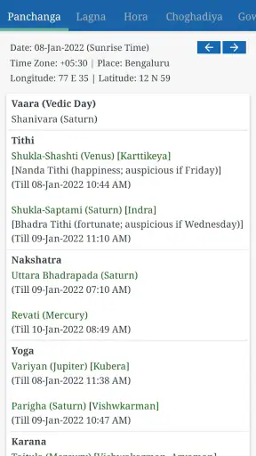 JyotishApp - Astrology Jyotish screenshot