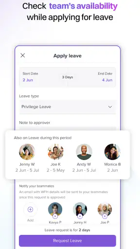 Keka HR screenshot