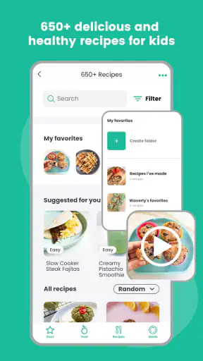 Kids Meals: Recipes & Guides screenshot