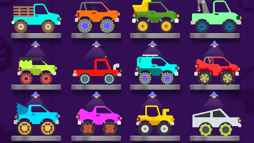 Kids Monster Truck Games 2+ screenshot