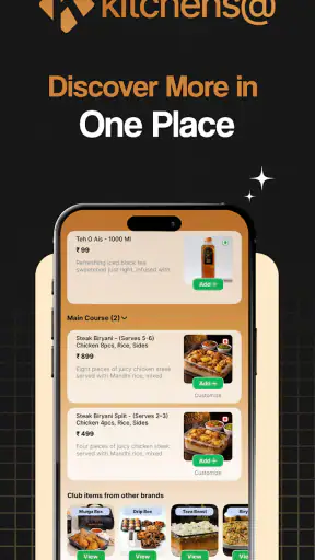 Kitchens@ Food Delivery screenshot
