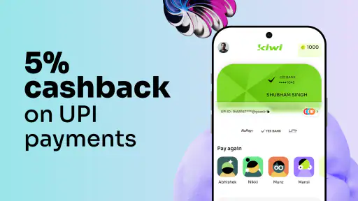 Kiwi: Cashback + UPI on Credit screenshot