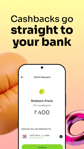 Kiwi: Cashback + UPI on Credit screenshot