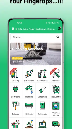 Knockman - Cleaning & Services screenshot