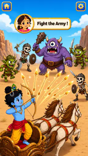 Krishna Stories Game 2 screenshot