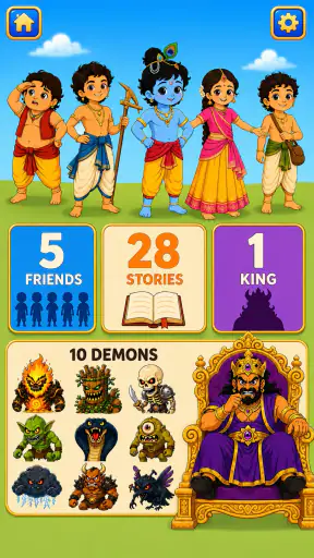 Krishna Stories Game 2 screenshot