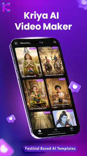 Kriya : Status & Quotes Maker screenshot