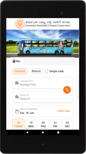 KSRTC AWATAR Booking App screenshot