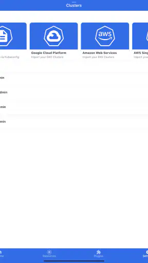 kubenav - Kubernetes Dashboard screenshot