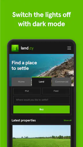 land.cy screenshot