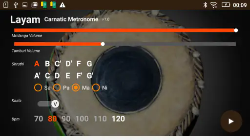 Layam - Carnatic Metronome screenshot