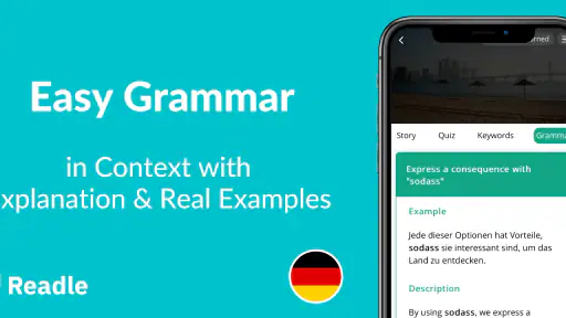 Learn German Daily with Readle screenshot