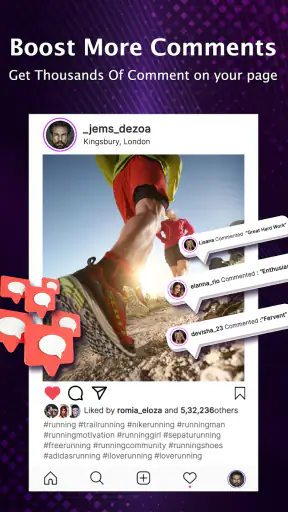 Likomment - Get Comment & Like screenshot