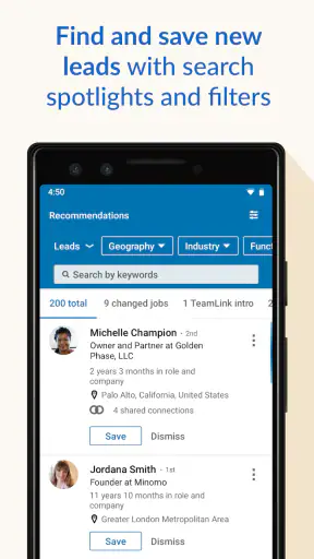 LinkedIn Sales Navigator screenshot