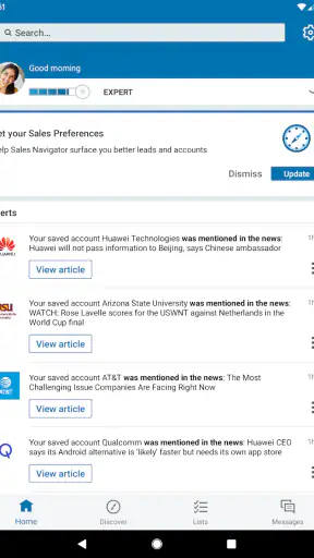 LinkedIn Sales Navigator screenshot