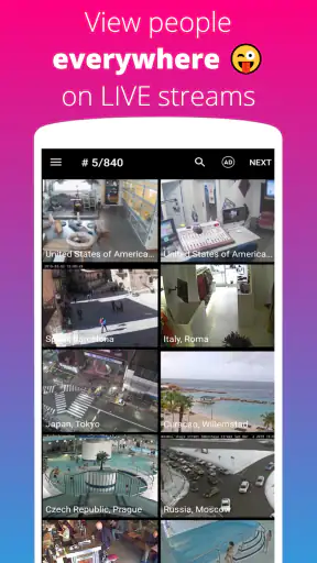 Live Camera — ऑनलाइन वेबकैम screenshot