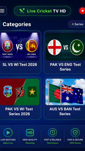 Live Cricket TV HD 2026 screenshot