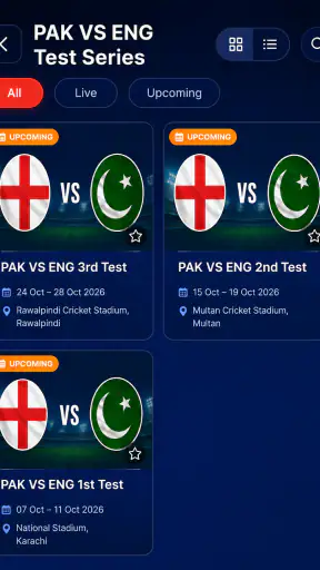 Live Cricket TV HD 2026 screenshot