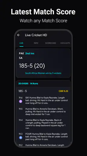 Live Cricket TV Streaming screenshot