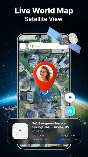 Live Earth Map: 3D View screenshot