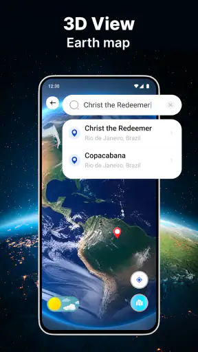 Live Earth Map: 3D View screenshot