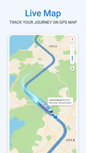 Live Train Speedometer: GPS screenshot