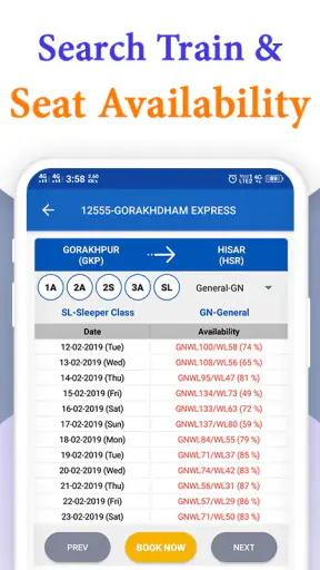 Live Train Status And Train En screenshot