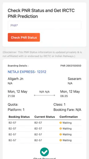 LiveTrain, PNR & Food Delivery screenshot