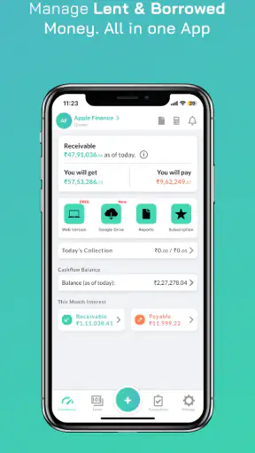Loan Book & Interest Manager screenshot