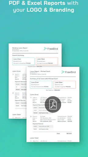 Loan Book & Interest Manager screenshot