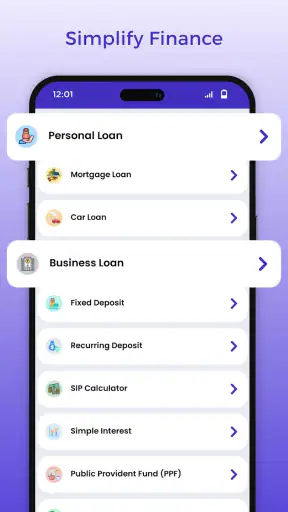 Loan, Finance & Bank Tracker screenshot