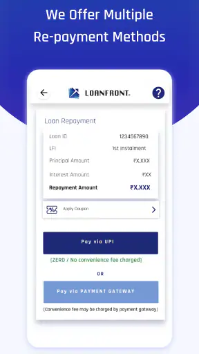 LoanFront - Personal Loan App screenshot
