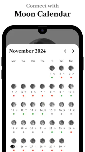 Luna - Moon Phase Calendar screenshot