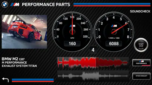 M Performance Sound Player screenshot