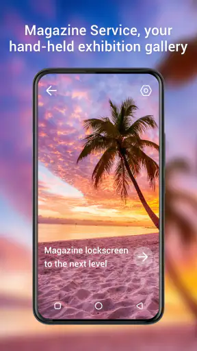 Magazine Lockscreen XOS screenshot