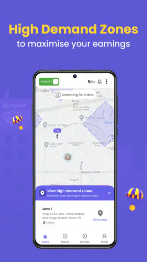 magicFleet Rider App screenshot