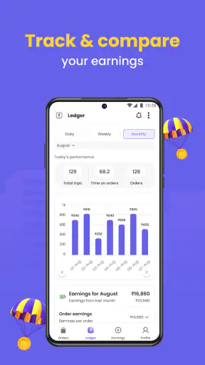 magicFleet Rider App screenshot