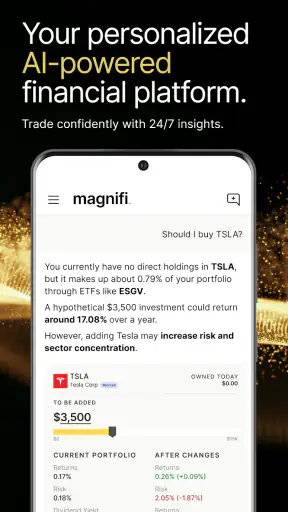 Magnifi: Invest with AI screenshot