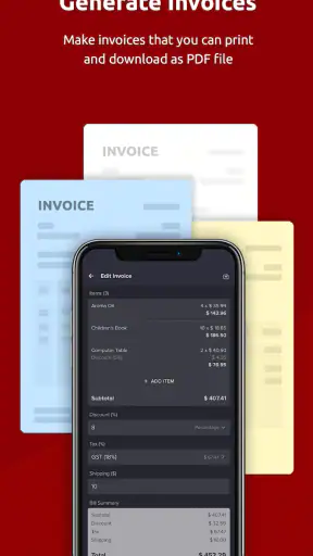 Make Price List & Invoice screenshot