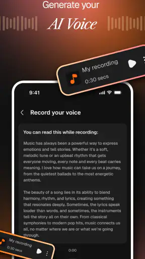 MakeMySong - AI Music & Songs screenshot