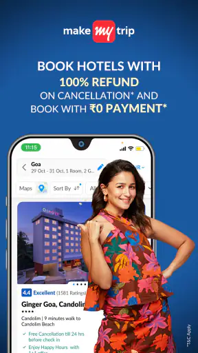 MakeMyTrip: होटल, फ्लाइट, बस screenshot
