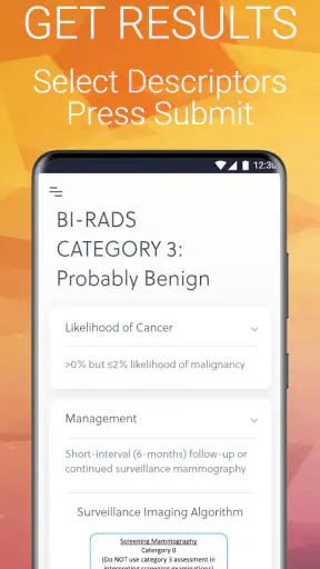 Mammography Assistant screenshot