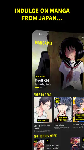 Mangamo Manga & Comics screenshot